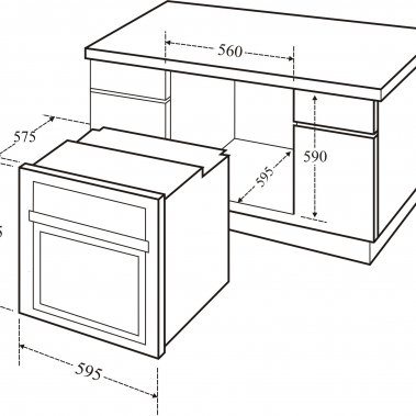 Lò Nướng Âm Tủ KAFF KF-T90M