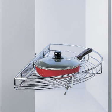 Mâm xoay 180 độ nan tròn inox bóng GR-180A; GR-180B 