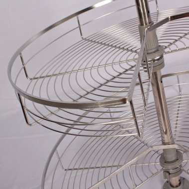 Mâm xoay 270 độ nan dẹt inox SUS304 Grob GV304-270A ; GV304-270B