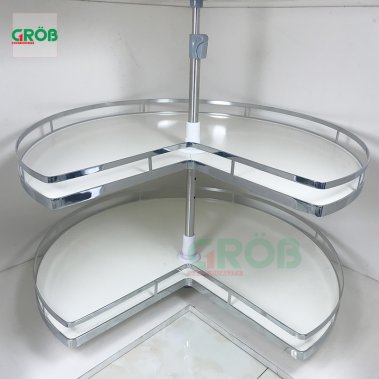 Mâm xoay 270 nan dẹt đáy đặc SUS304 Grob (PM304-270.8; PM304-270.9)