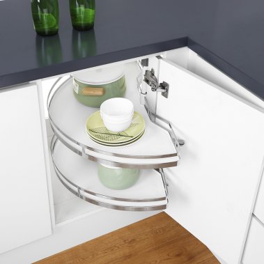 Mâm Xoay 180 Nan Dẹt Đáy Đặc Inox SUS304 Grob GM304-180.8