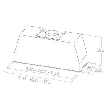 Máy hút mùi âm tủ Elica CT35 PRO