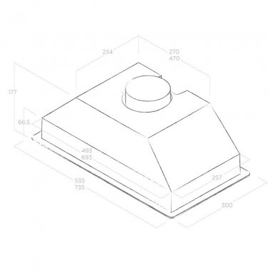 Máy hút mùi âm tủ Elica ERA S