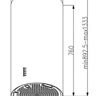 MÁY HÚT MÙI KAFF KF-IS380CRB