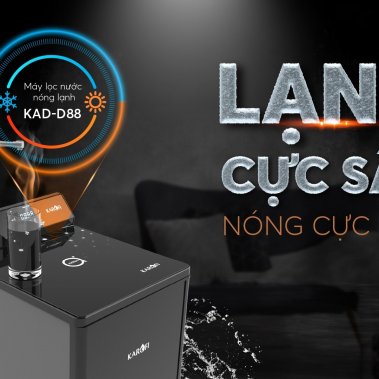 Máy lọc nước nóng lạnh Karofi KAD-D88