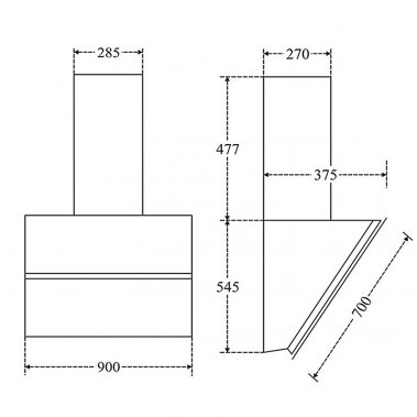 Máy hút mùi Canzy CZ 70EA / CZ 90EA