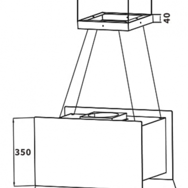 Máy hút mùi độc lập treo cáp KF-IS606HG