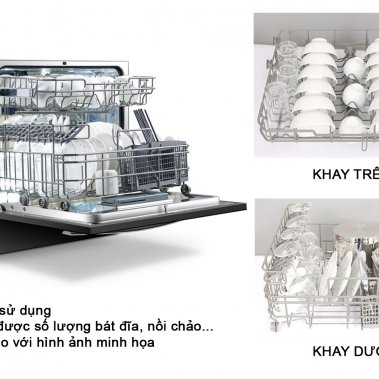 MÁY RỬA CHÉN KAFF KF-BISMS8