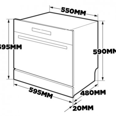 Máy Rửa Chén Âm Tủ Kaff KF-BISW800