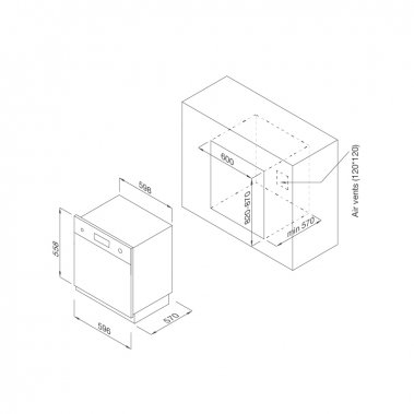 Máy rửa chén MDW14-S08SI