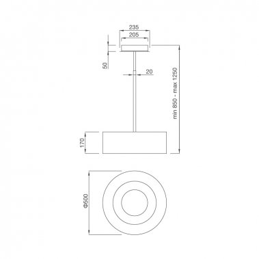 Máy hút khử mùi đảo Malloca MOON-I230F