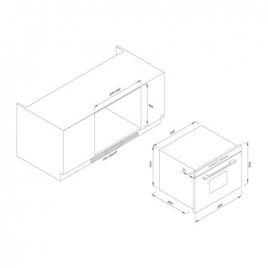 Lò hấp âm tủ Malloca MST35-IX03 White