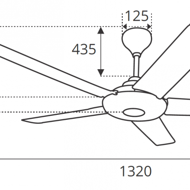 Quạt Trần Cánh Nhựa Sinwa SL43 - 5 Cánh - Có Remote