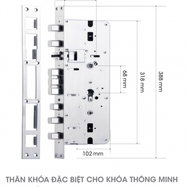 Thân khóa tiêu chuẩn/đặc biệt dành cho khóa thông minh Demax