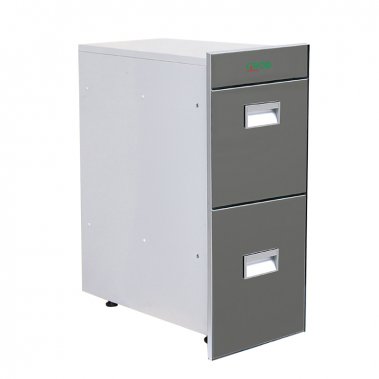 Thùng Gạo 2 Ngăn Mặt Gương Grob (RB2-300B, RB2-300W)