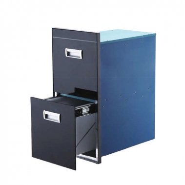 Thùng Gạo 2 Ngăn Mặt Gương Grob (RB2-300B, RB2-300W)