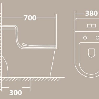 BỒN CẦU LIỀN KHỐI I-ROYAL 905