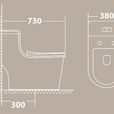 BỒN CẦU LIỀN KHỐI I-ROYAL 909VN
