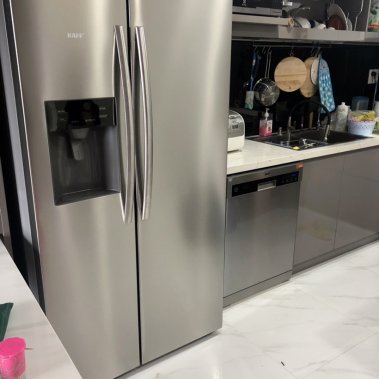Tủ lạnh Side by Side KAFF KF-SBS600BWT