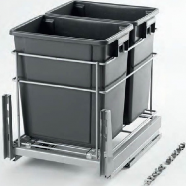 Thùng rác 2 ngăn 307012 HIGOLD