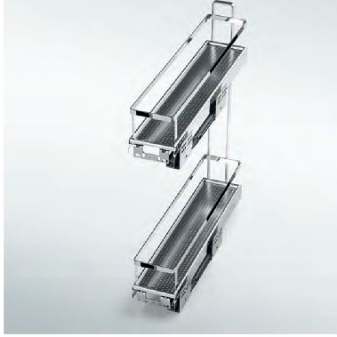 Kệ gia vị dụng cụ 2 tầng diamond giảm chấn 304221 Higold