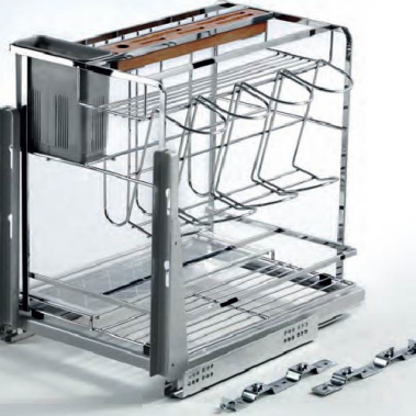 Kệ gia vị dụng cụ diamond giảm chấn inox 304 306035, 306043 Higold