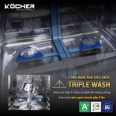 MÁY RỬA BÁT KOCHER KDEU-8855S7 (SERIES 7)