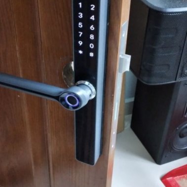 Khóa vân tay cửa nhôm xingfa Kassler KL-599 Black App