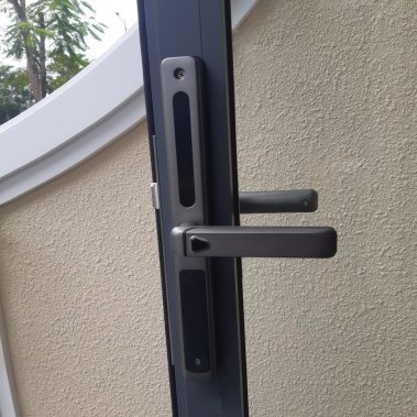 Khóa Vân Tay Cửa Nhôm Kassler KL-599LX Dark Grey