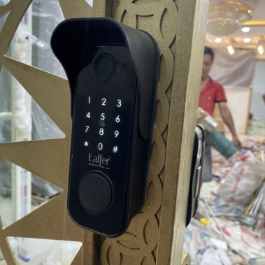 Khóa cổng vân tay Laffer A12 - app TTLock 2 mặt