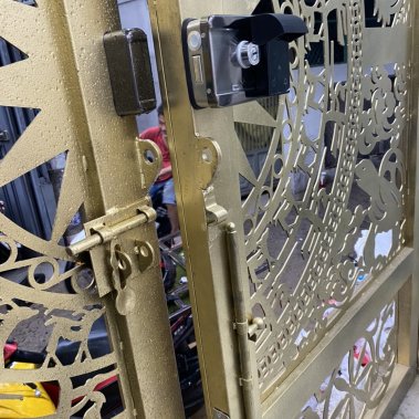 Khóa cổng vân tay Laffer A12 - app TTLock 2 mặt