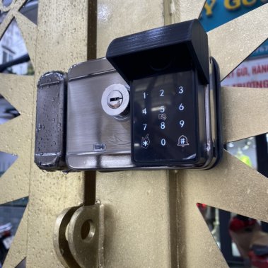 Khóa cổng vân tay Laffer A12 - app TTLock 2 mặt