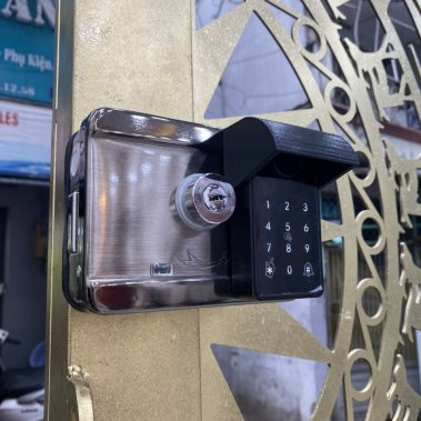 Khóa cổng vân tay Laffer A12 - app TTLock 2 mặt