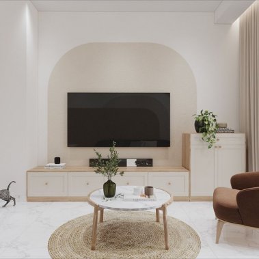 NỘI THẤT PHÒNG KHÁCH 01 - PHONG CÁCH WABI SABI