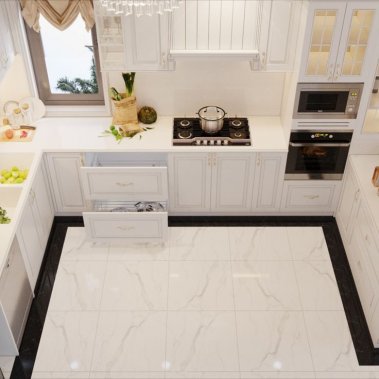 TỦ BẾP 09 - GỖ MDF AN CƯỜNG CÁNH PANEL