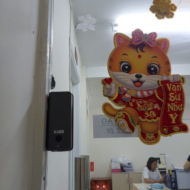 Khóa Thông Minh Cửa Kính CK103 Có Chìa Cơ Dự Phòng