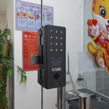 Khóa Thông Minh Cửa Kính CK103 Có Chìa Cơ Dự Phòng