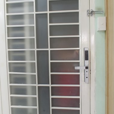 Khóa vân tay chống nước cửa nhôm xingfa, cửa sắt HUBERT HB CN68 Silver Gray