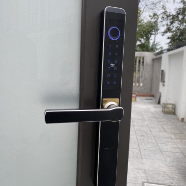 Khóa vân tay chống nước cửa nhôm xingfa, cửa sắt HUBERT HB CN I3 EU