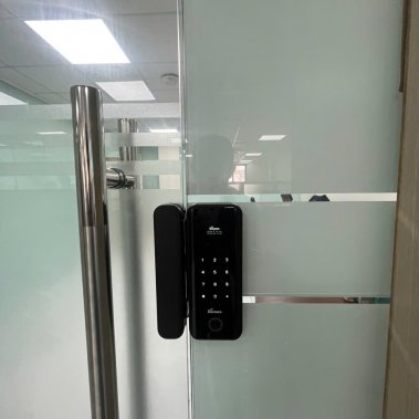 Khóa vân tay cửa kính Demax EL800G AC / EL800G BL App Wifi 