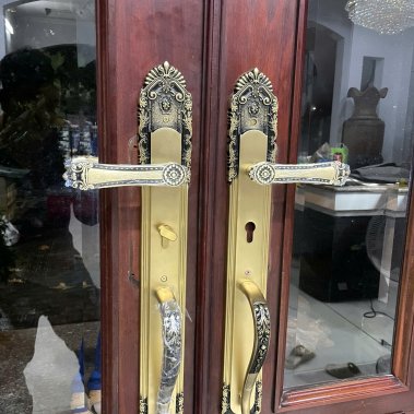 Khóa cửa chính Demax CL805 Brass đồng thau nguyên chất