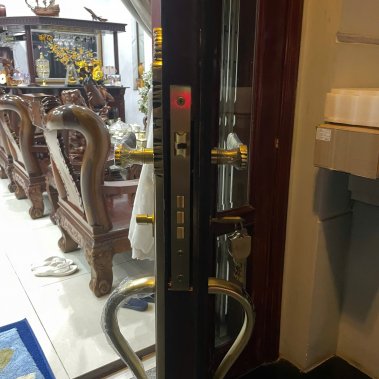 Khóa cửa chính Demax CL805 Brass đồng thau nguyên chất