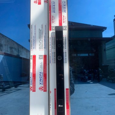 Khóa thông minh nhận diện khuôn mặt Face ID cửa nhôm sắt DEMAX EL908 AG CNC APP WIFI - chống nước