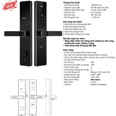 Khóa thông minh Demax EL680 BN CNC / EL680 GS CNC