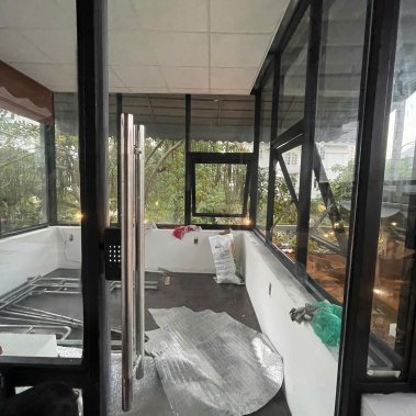 KHÓA ĐIỆN TỬ KÍNH HUBERT HB CK68 BLACK