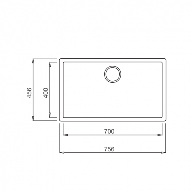 Chậu rửa chén Malloca ZEN K-13073