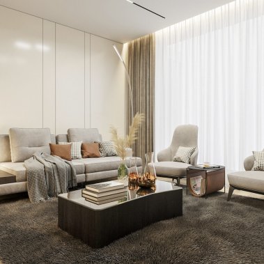 NỘI THẤT CĂN HỘ 61m² PHONG CÁCH HIỆN ĐẠI