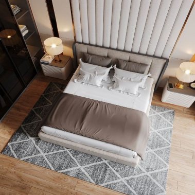 NỘI THẤT PHÒNG NGỦ 13 - PHONG CÁCH HIỆN ĐẠI TONE MÀU XÁM