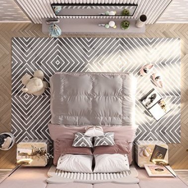 NỘI THẤT PHÒNG NGỦ 56 - PHÒNG NGỦ CHO BÉ GÁI