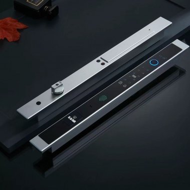 Khóa thông minh tự động cho cửa nhôm xingfa Kaimi CN112 màu bạc